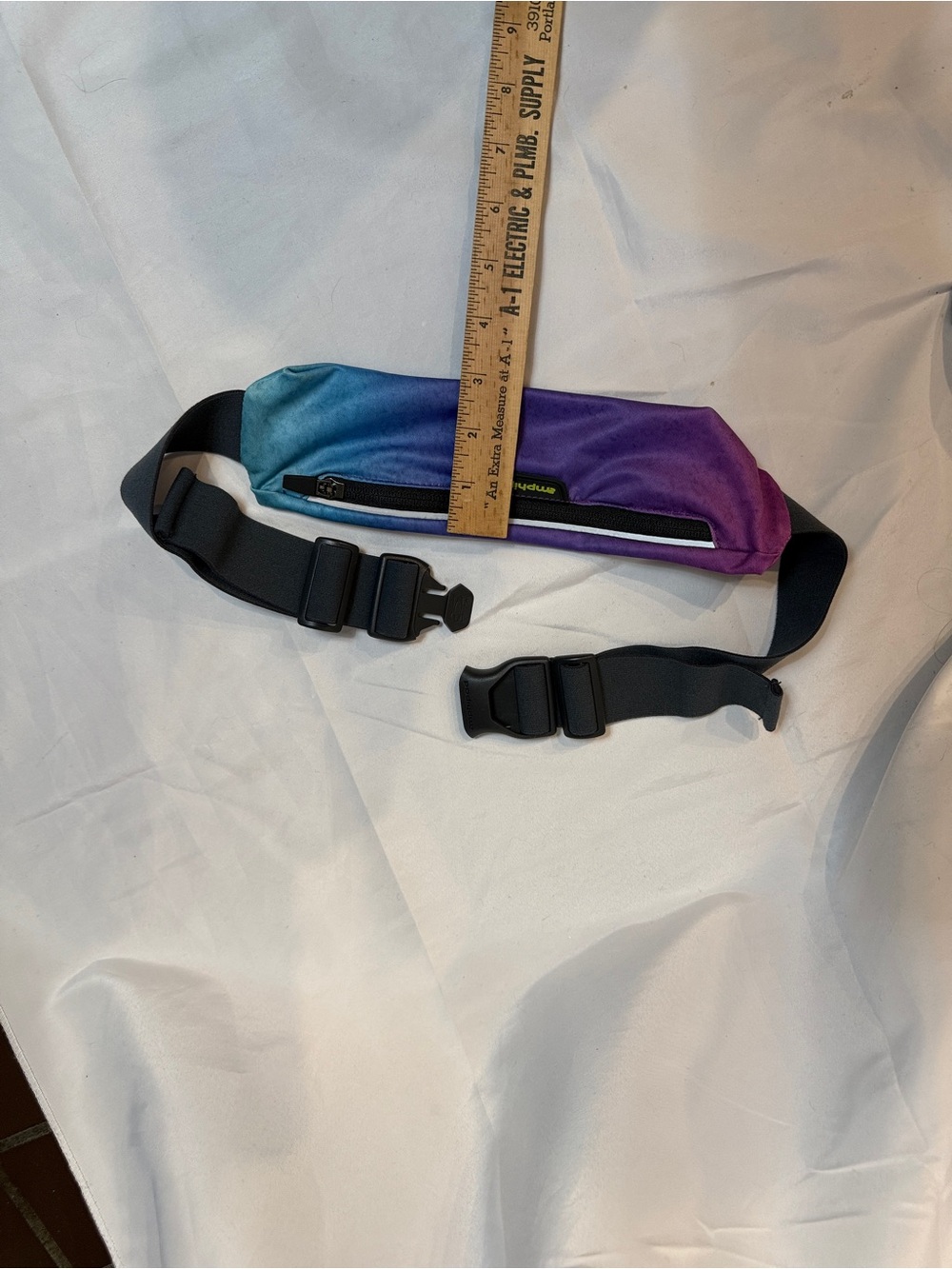 Amphipod Belt Airflow Micro-stretch Purple & Blue Running Waist Pack UniSex - Picture 5 of 16